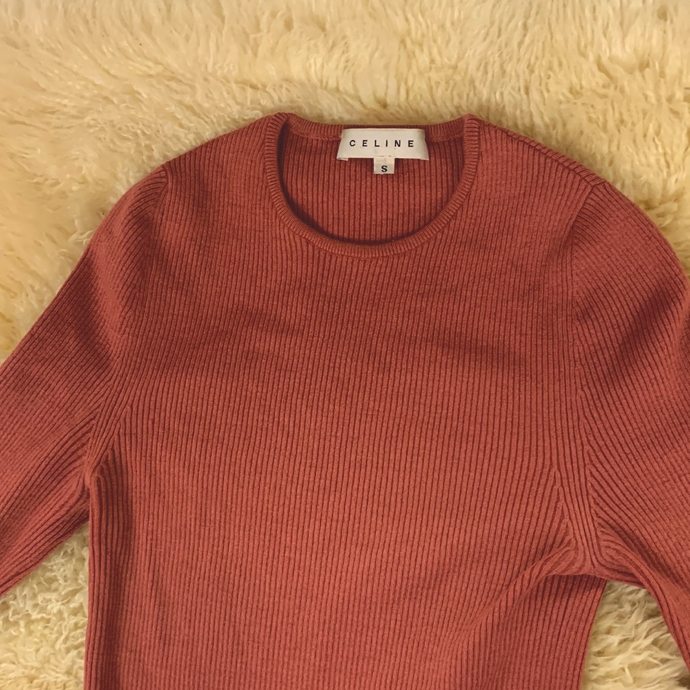 Celine Strawberry pink sweater